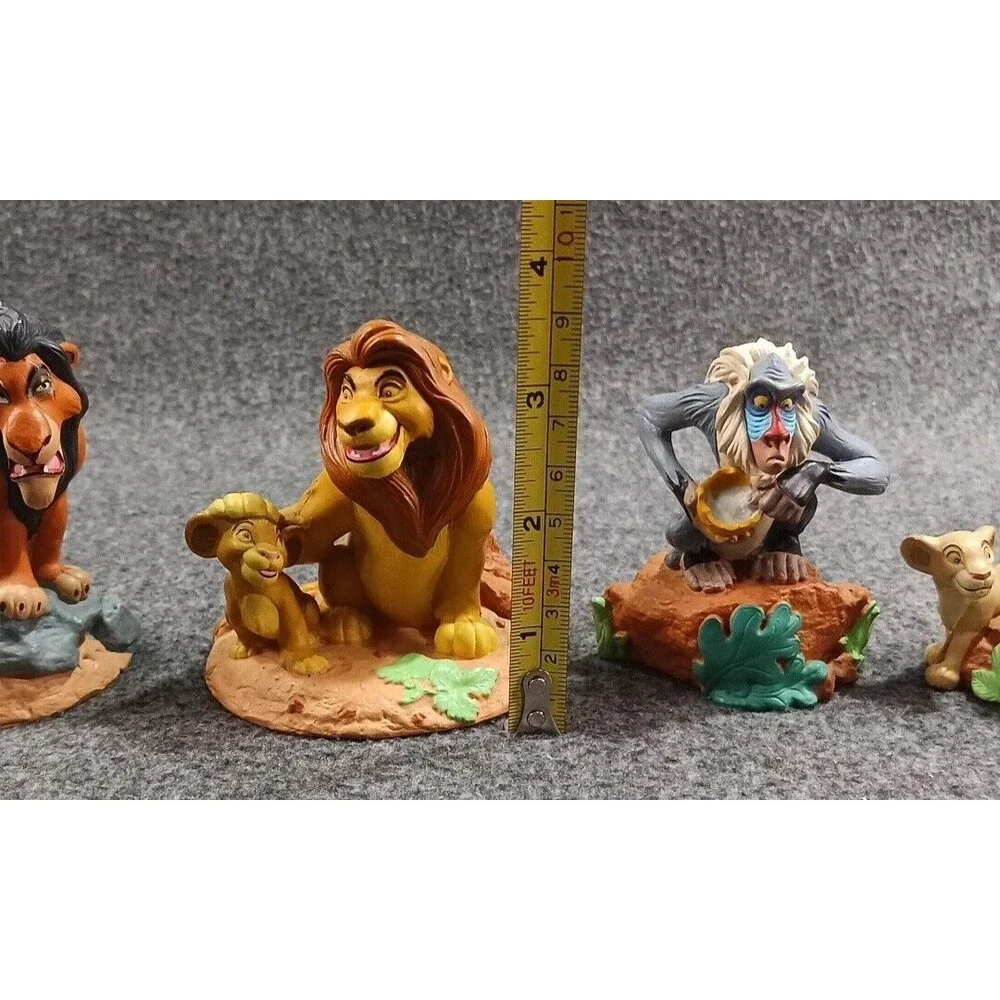 4 Lion King Disney Store Lil Classics PVC Figures Simba Nala Scar Rafikki